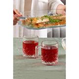 Uravas Store Pasabahce Timeless 2 Li Kulplu Bardak-Fincan 250 cc TXBFDBFDF05574