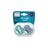 Uravas Store Philips Avent Ultra Air Emzik, 18 Ay+, Erkek Bebekler Için, 2’li Paket, Ortodontik Silikon, Geniş Hava Delikli, Mikrodalga Sterilize Edilebilir, Bpa Içermez, SCF349/18