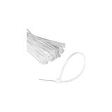 Uravas Store Plastik Cırt Kelepçe, 4.8X350 Mm, Kablo Bağlama Aparatı, Beyaz