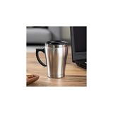 Uravas Store Porsima 05550 Paslanmaz Çelik Kupa Sızdırmaz Çelik Termos Araç Termosu El Termosu Yalıtımlı Bardak 350ML -Gümüş