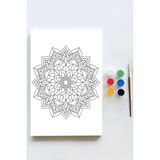 Uravas Store Postermanya (PSTER21616) Mandala Tuval Kanvas Tablo Boyama Hobi Seti 8 (40X60CM)
