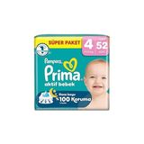 Uravas Store Prima Aktif Bebek Süper Paket 4 Beden 52 Adet