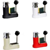 Uravas Store Primanova Polen Sıvı Sabunluk ve Fırça Mutfak Seti, 20 x 8,5 x 19,5 Cm, Bej