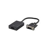 Uravas Store Primex PX-1250 VGA To HDMI Full Hd Görüntü Çevirici Aparat, Analog Erkek To HDMI Dişi Aktif Dönüştürücü, Pc Laptop Notebook VGA Çıkışından HDMI Tv Monitör Projeksiyon Bağlantı Adaptörü