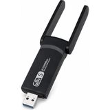 Uravas Store Primex PX-AC1200 USB 3.0 Wifi Adaptör, Realtek RTL8812BU, AC1200/AC1300 Dual Band 2.4g-5g, 802.11AC Kablosuz Ağ Alıcı, Pc Laptop Masaüstü Için Wireless USB Dongle