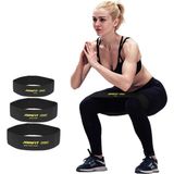 Uravas Store Pro Hip Egzersiz Direnç Bandı Seti 3’lü | 3 Farklı Direnç Seviyesi | Squat, Pilates, Fitness ve Kalça Antrenmanı Için Spor Bandı