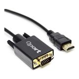 Uravas Store Qport-Qport Q-HVG18 HDMI To VGA 1,8 Metre Çevirici Kablo