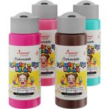 Uravas Store Red Rose Tamamlayıcı Renkler Parmak Boyası 4'lü Set 4X60 ml