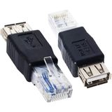 Uravas Store Rj 45 Erkek USB A Dişi Ethernet Çevirici Jack