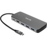Uravas Store S-Link SWV-USBC036 6'sı 1 Arada Usb-C Hub, HDMI 4k, USB 3.0, Pd 3.0 Hızlı Şarj, Usb-C 3.1 M.2 SSD Okuyucu, Metal Gövde Type-C Çoklayıcı Adaptör, Laptop ve MacBook Uyumlu
