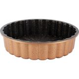 Uravas Store Serenk Fun Cooking Papatya Alüminyum Döküm Granit Kaplama Tart Kalıbı 28 cm Sarı