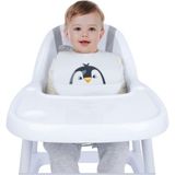 Uravas Store Sevi Bebe Silikon Mama Önlüğü (Gri)