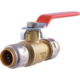 Uravas Store Sharkbite Max 1/2 Inç Küresel Vana, Pirinç Tesisat Bağlantısı Bağlantısı Için Itin, Su Kapatma, Pex Boru, Bakır, Cpvc, Pe-Rt, Hdpe, UR22222A