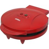 Uravas Store Sinbo SSM-2595 Waffle Makinesi 850W | 182 mm Yapışmaz Döküm Plaka Kırmızı | 5 Dilimli Waffle