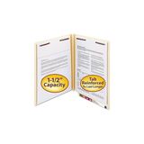 Uravas Store Smead End Tab Bağlayıcı Dosya Klasörü, Shelf-Master® Güçlendirilmiş Düz Kesim Tab, 2 Bağlantı Elemanı, Mektup Boyutu, Manila, Kutu Başına 50 (34276)