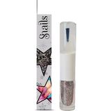 Uravas Store Snails Safe Nails 510219 Çocuk Parlak Oje 2'si 1 Arada, Renkli, Top Coat & Parlak Pudra, Peel-Off Formule, Çıkarılabilir, Su Bazlı, Zararsız, Vegan