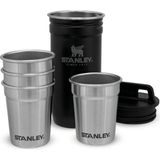 Uravas Store Stanley Adventure Shot Bardak Seti 4 x 59 ml - Siyah | Paslanmaz Çelik