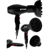 Uravas Store Steiner Alman 3400 Watt Ac Motor Saç Kurutma Makinesi Professional Fön Makinesi + Difüzör + 2 Adet Başlık