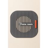 Uravas Store Süzgeçli Gider Kapatıcı Silikon Kapak Mat Banyo Mutfak Lavabo Için Koku Önleyici Su Geçişine Uygun Kaymaz Kare Tasarım Gider Kapağı Tıpa Mat Yer Süzgeci Filtresi Duş Gideri Koruyucu,