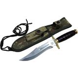 Uravas Store T.c. Standart Komando Bıçağı 30 cm - Tırtıklı, Kamuflaj Kılıflı