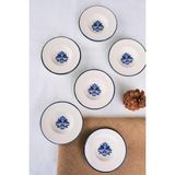 Uravas Store Tabakevi Tabak Evi Porselen Stella Çay Tabağı Seti 12CM 6 Parça BNS6CTPRS1214
