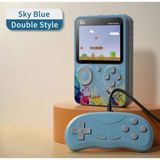 Uravas Store Taşınabilir Mini El Oyun Konsolu 500 Oyunlu Bluetooth Bağlantılı Mavi Renkli Gamepad
