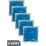 Uravas Store Termojel Sıcak Soğuk Kompres Jel Buz Paketi, 5 Adet Soğutucu Jel Isıtıcı Jel Kompres 13CMX13CM