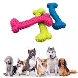 Uravas Store® Tiny Kemik Oyuncağı Tırtıklı Yüzey Küçük Kemik Plastik Oyuncağı