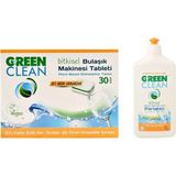 Uravas Store U Green Clean Green Clean Bulaşık Makinesi Tableti ve Parlatıcı Seti