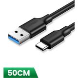 Uravas Store Ugreen USB 3.0 Type-C Data ve Şarj Kablosu 50 cm
