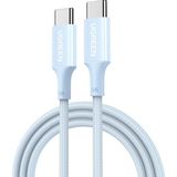 Uravas Store Ugreen Usb-C 100W 5A Qc Pd Örgülü Hızlı Şarj Kablosu, 1 Metre, Mavi, 65253