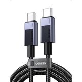 Uravas Store Ugreen Usb-C To Usb-C 240W Pd Hızlı Şarj Kablosu, Uzay Grisi, 2m, 45068