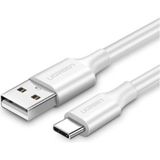 Uravas Store Ugreen USB To USB C Hızlı Şarj Kablosu Beyaz 2 Metre