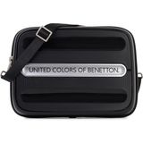 Uravas Store United Colors Of Benetton Unisex Yetişkin Kozmetik Çantası, Siyah, Seyahat Çantası 9 Inç
