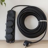 Uravas Store Uzatma Kablosu 3'lü 20 M Kauçuk Priz 3x1.5 Cca