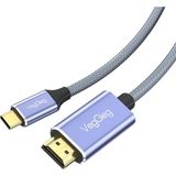 Uravas Store Veggieg 4K/60Hz Type-C 3.1 To HDMI 2.0 Dönüştürücü Kablo 2 Metre