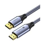 Uravas Store Veggieg Dp To HDMI Kablo 8k 60Hz 4K 240Hz Hdr 3D 48GBPS Örgülü Displayport To HDMI Kablo 2 Metre