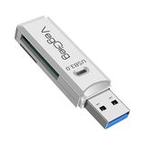 Uravas Store Veggieg USB 3.0 Sd ve Micro Sd Hafıza Kart Okuyucu Beyaz