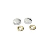 Uravas Store Vida Kapama Kapağı 30 Mm, Krom - 2 Adet