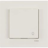 Uravas Store Viko Karre Krem Çocuk Korumalı Kapakli Topraklı Priz
