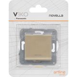 Uravas Store Viko Novella Bronz Işık Anahtar Mekanizma, Düğme Kapak Çabuk Bağlantı
