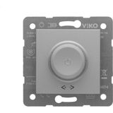 Uravas Store Viko Novella/trenda Gümüş Pro Dimmer Rl 20 500W Mekanizma ve Düğme/kapak