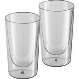 Uravas Store Wmf Kineo 2 Parça Latte Macchiato Bardağı Seti, Kristal Cam, Çift Cidarlı, Isıya Dayanıklı, Bulaşık Makinesinde Yıkanabilir