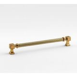 Uravas Store Yeni Talas Çizgili Gold Altın Metal 128 mm 12.8 cm Mobilya Mutfak Çekmece Dolap Kulpu Kulbu Kulpları