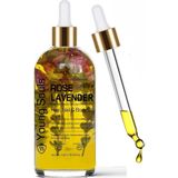 Uravas Store Young Souls Aromatherapy Rose Lavender Multi Use Oil Gül Lavanta Yüz Saç Tırnak & Vücut Bakım Kuru Yağ 100 ml