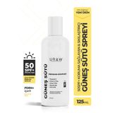 Uraw Güneş Sütü Sprey 50 SPF+ Gözenek Sıkılaştırıcı ve Leke Karşıtı | PDRN+ İçerikli Premium Bakım 125 ml