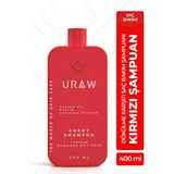 Uraw Kırmızı Şampuan | Yoğun Saç Dökülmesine Karşı Bakım Şampuan 400 ml