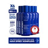 Uraw Mavi Sprey 6’lı Set | Saç Kökü Aktivasyon Desteği