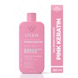 Uraw Pink Keratin Saç Maskesi | Nemlendirici & Onarıcı Saç Bakım 250 ml
