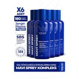 Uraw Saç Kökü Aktivasyon Desteği Mavi Sprey 6 x 125 ML
